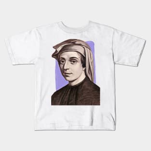 Italian mathematician Fibonacci illustration Kids T-Shirt